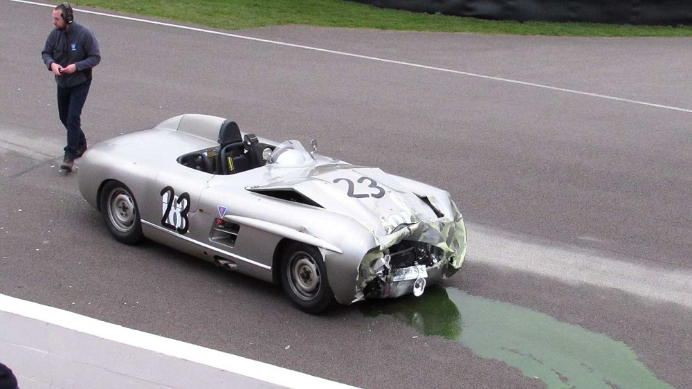 Slr mercedes race crash #4