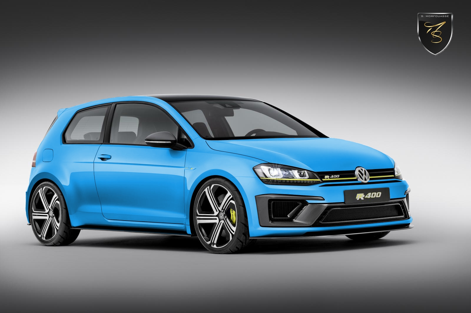 VW GOLF R400 Blue VW GOLF R400 Blue