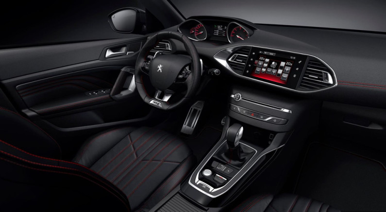 Intérieur de la Peugeot 308 GT