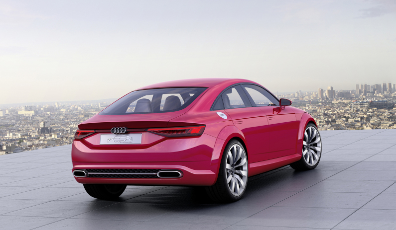 Audi TT Sportback concept vue arrière