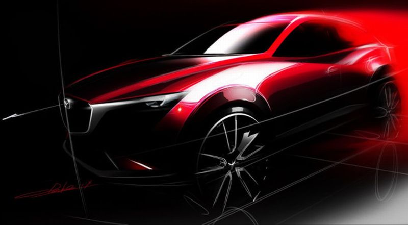 mazda cx-3 teaser mazda cx-3