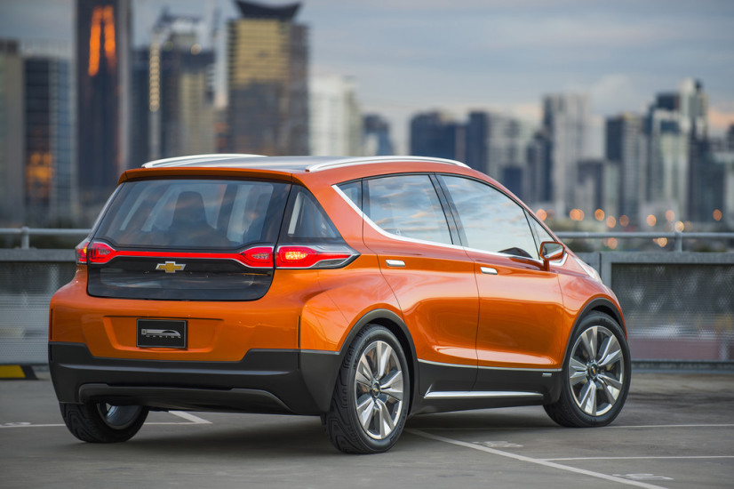 Chevrolet Bolt EV Concept vue arrière