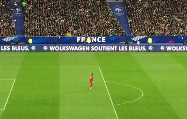 Volkswagen faute au Stade de France Volkswagen buzz au Stade de France