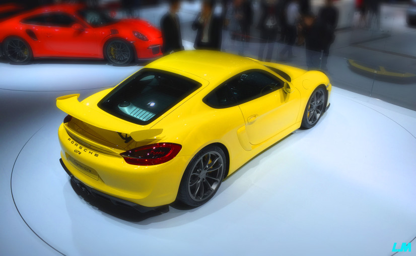 Porsche Cayman GT 4 arrière