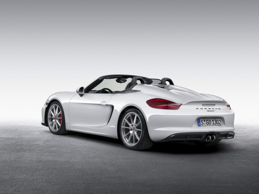 Porsche Boxster Spyder vue arrière