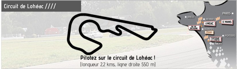 Piste du circuit de Lohéac