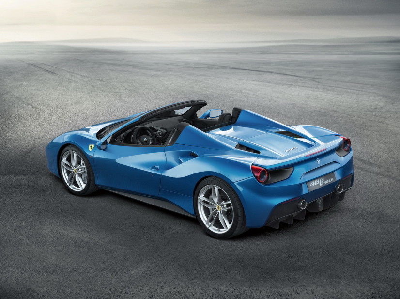 Ferrari 488 spider arrière