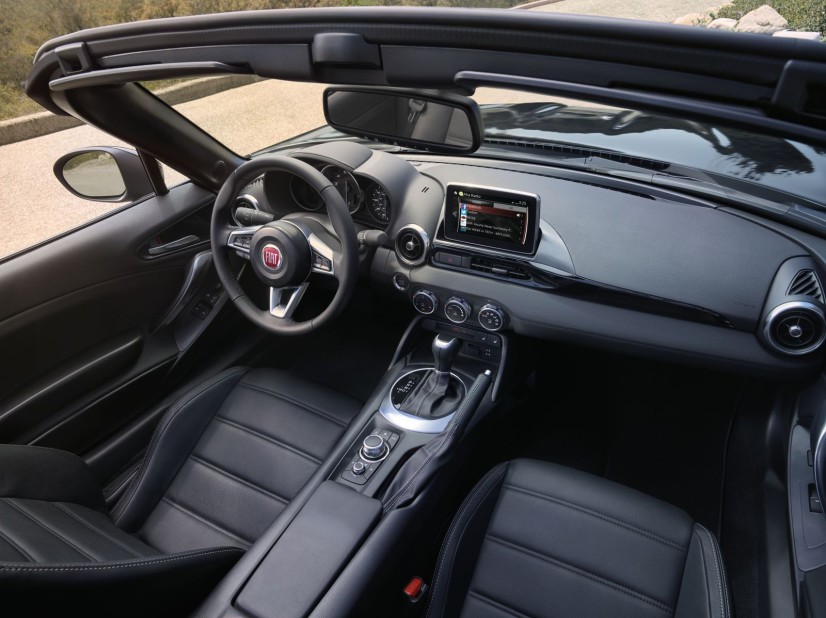 Fiat 124 spider intérieur