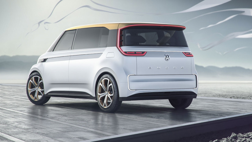 Vue arrière VW Budd-e Concept