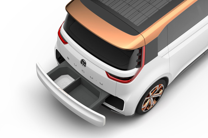 VW Budd-e Concept boite aux lettres