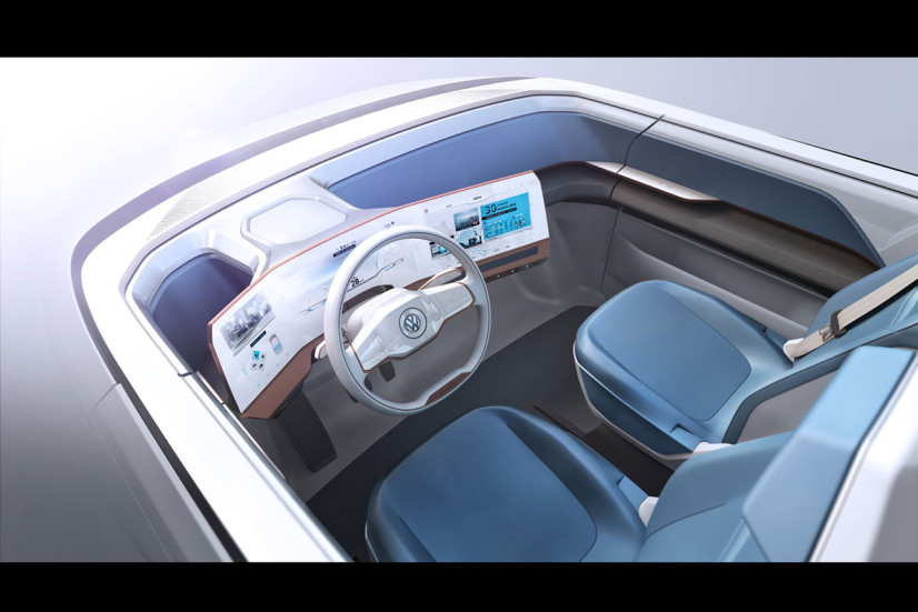 VW Budd-e Concept écran intérieur