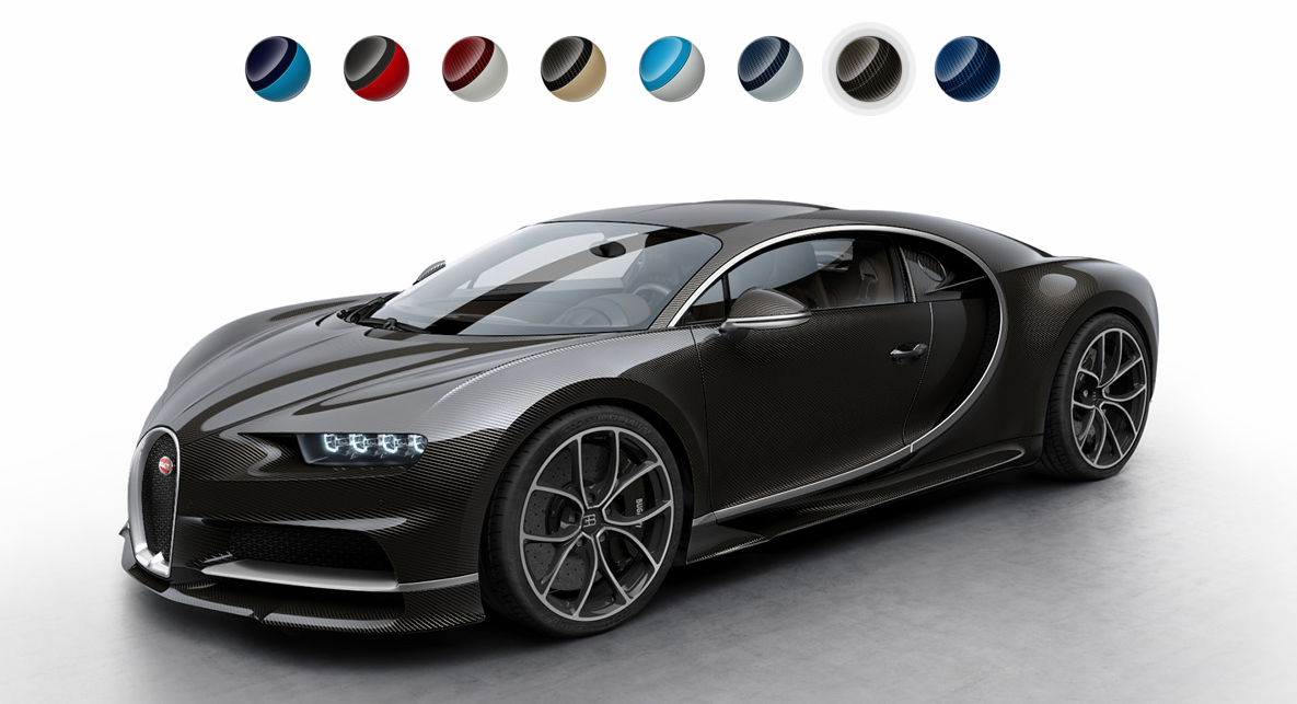 Bugatti Chiron configurateur Bugatti Chiron